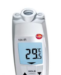 Пирометр Testo 104-IR - складной водонепроницаемый пищевой пирометр / инфракрасный термометр