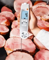 Пирометр Testo 104-IR - складной водонепроницаемый пищевой пирометр / инфракрасный термометр