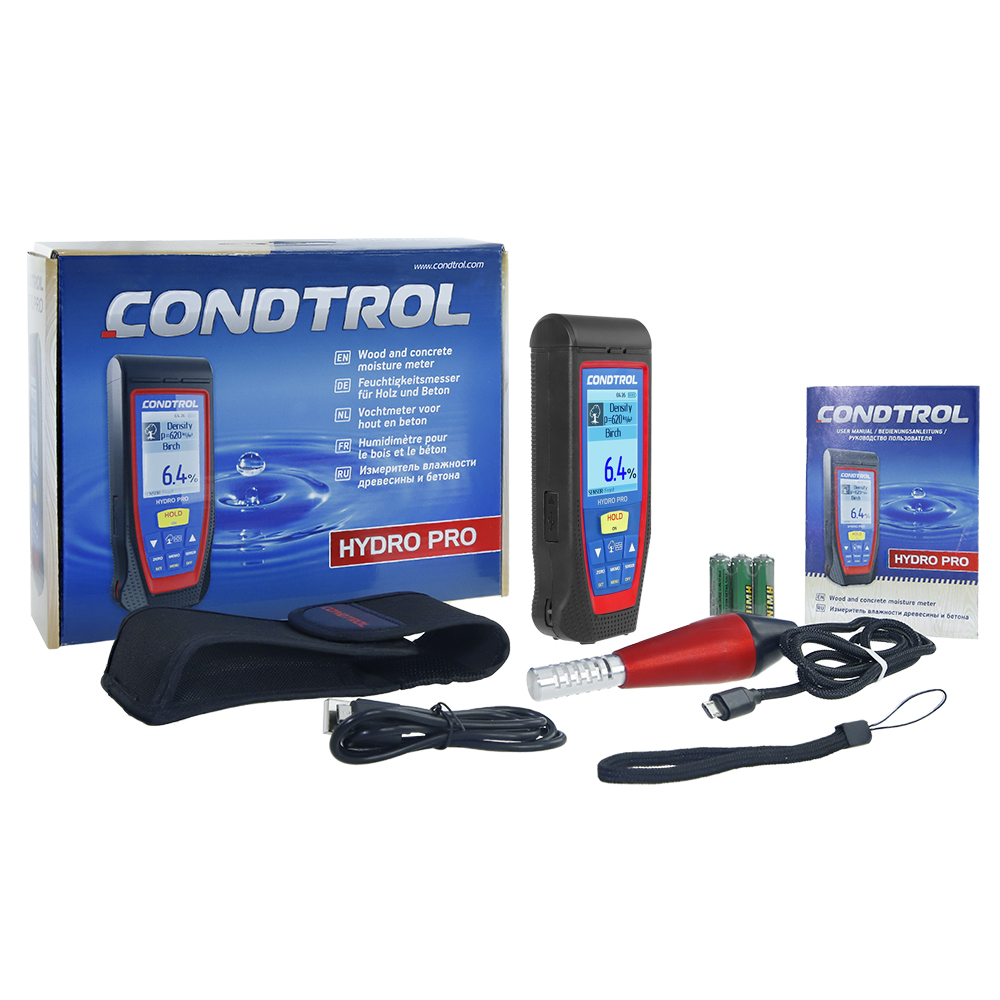 Влагомер строительных материалов и воздуха Hydro Pro CONDTROL new