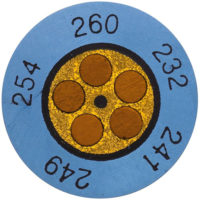 Круглые термоиндикаторы testoterm - измерительный диапазон +143 … +166 °C (0646 0075)