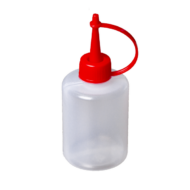 Банка-капельница 40 мл с крышкой-капельницей (цвет крышки — КРАСНЫЙ)